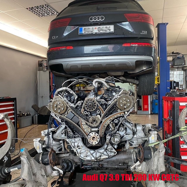 Audi Q7 200 kw crtc Audi Q7 3.0 tdi 200 kw rozvody